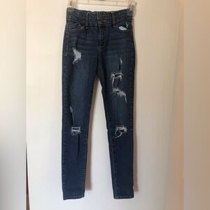 Blue Spice Distressed Jeans. Size 0